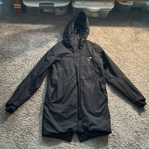 Black Gymshark Windbreaker
